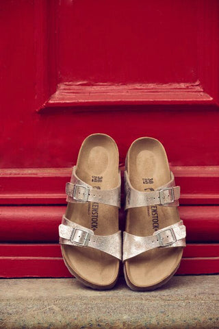 Birkenstock Sydney Synthetics Washed Silver