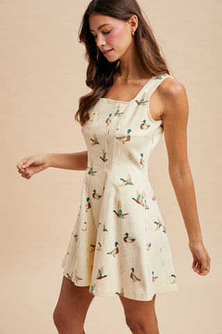 Daisy Stretch Denim Mini Dress