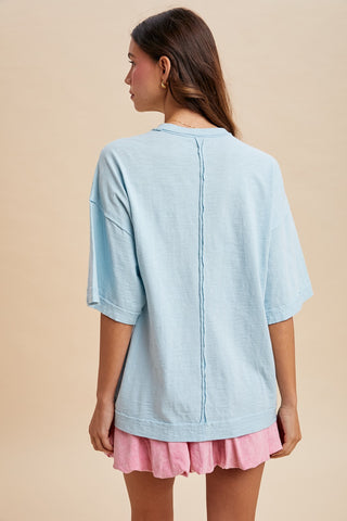 Katy Mallard Duck Printed Oversized Tee Shirt