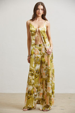 Blithe Marble Print 2 Piece Set
