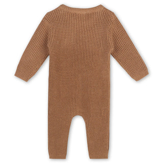 Viverano Smile Embroidered Sweater Jumpsuit