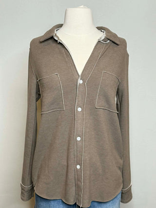 Dylan Cathy Cozy Boyfriend Shirt