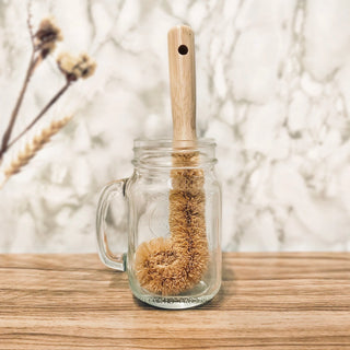 Eco Beige Natural Coconut Bottle Brush