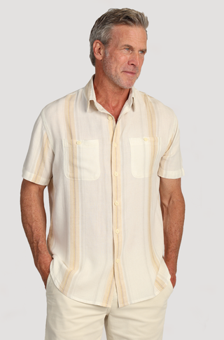 True Grit Havana Dual Pocket Shirt