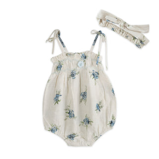 Viverano Anais Floral Romper and Headband
