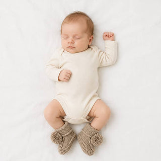 Huggalugs Garter Stitch Baby Booties