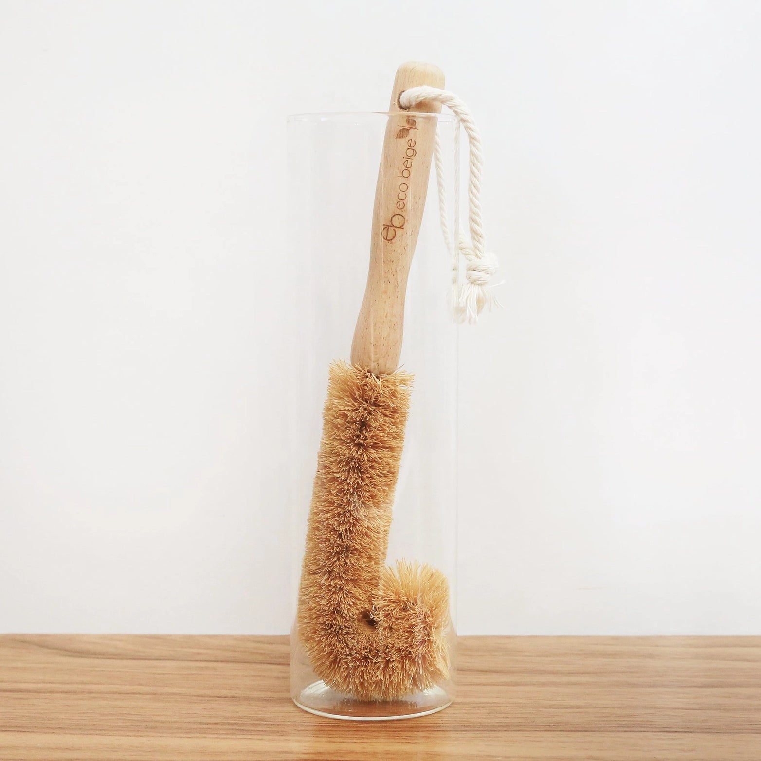 Eco Beige Natural Coconut Bottle Brush