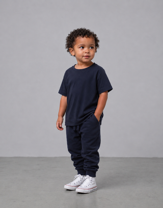Little Bipsy Baby Boys Blue Bamboo Tee