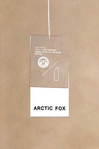 Arctic Fox Wool Stripe Throw