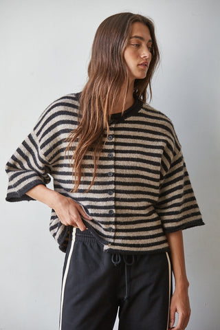 Kelsey Quarter Sleeve Cardigan Sweater