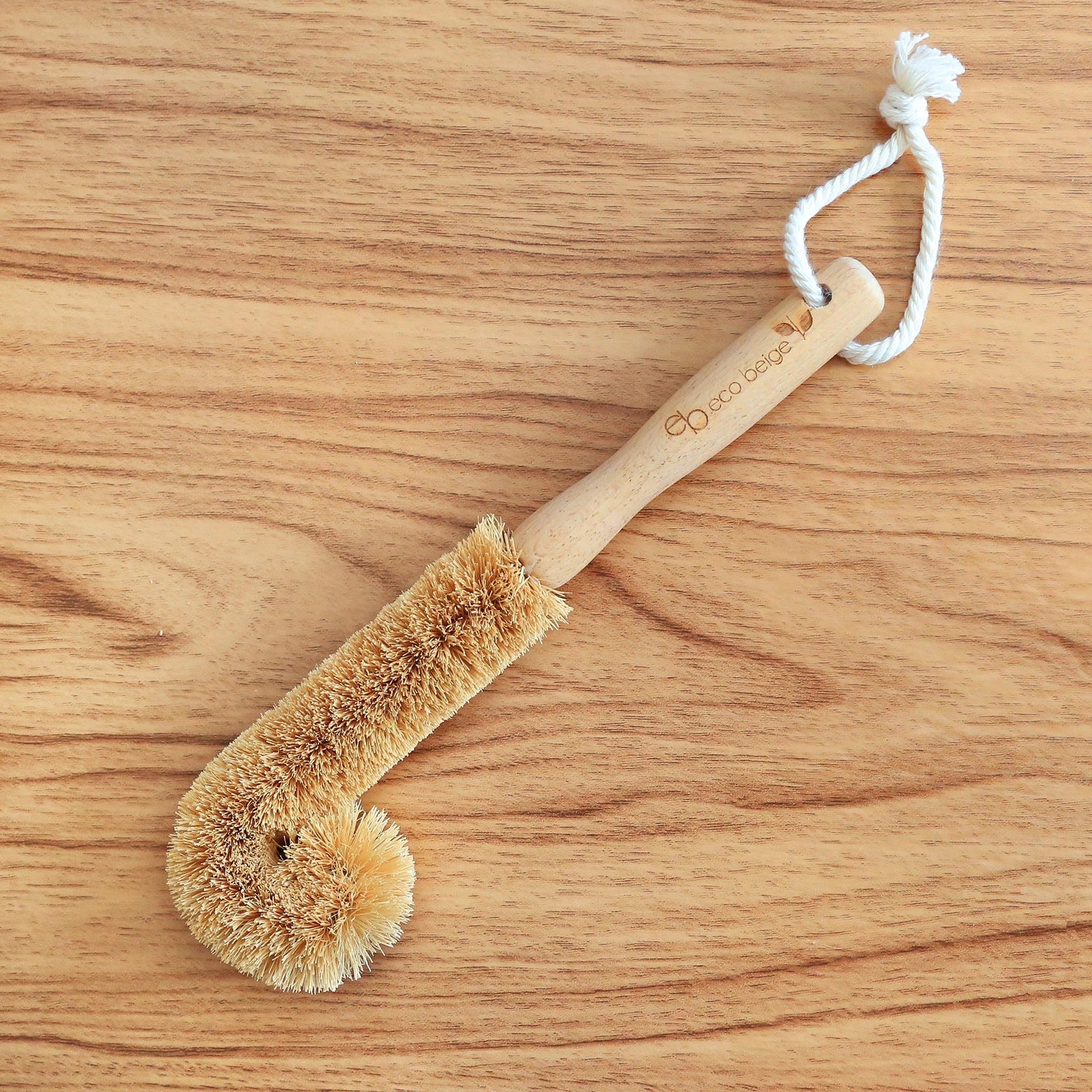 Eco Beige Natural Coconut Bottle Brush
