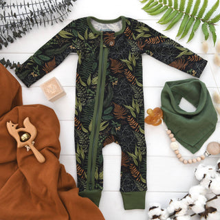 Earthy Sage Baby Pajamas