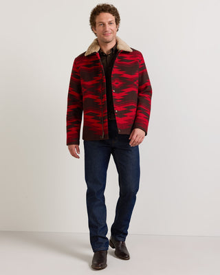 Pendleton Silverton Shearling Collar Wool Coat