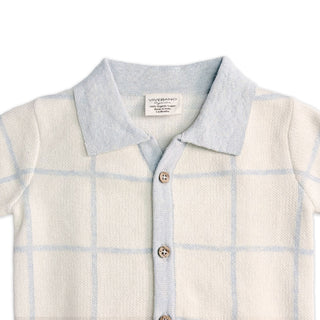 Viverano Checkered Jacquard Shirt and Shorts