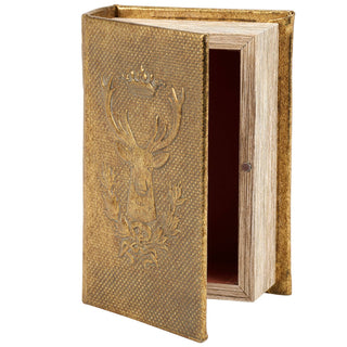 Gold Deer Book Storage Box
