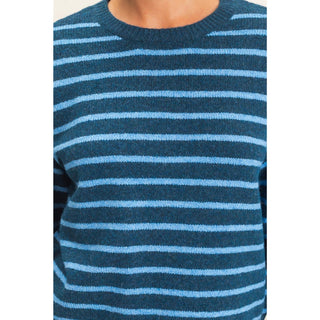 Serenity Striped Crew Neck Sweater