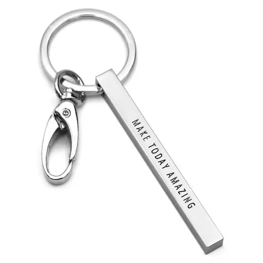 Inspired Message Bar Keychain