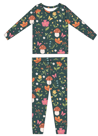 Bird and Bean Girls Sylva Pajamas