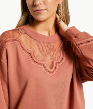 Miss Me Beth West Lace Sweater