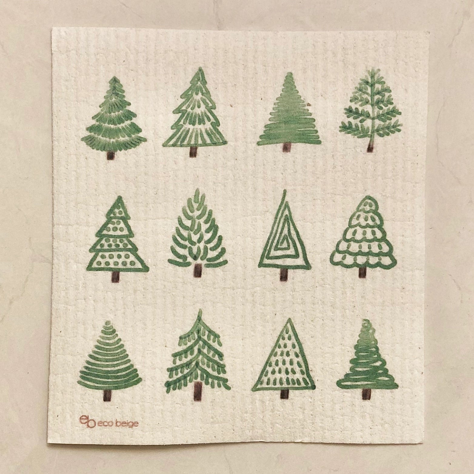 Eco Beige Swedish Sponge Cloth