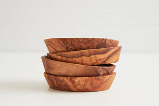 Verve Italian Olivewood Aperitivo Bowl Set