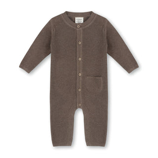 Viverano Pocket & Button Sweater Jumpsuit