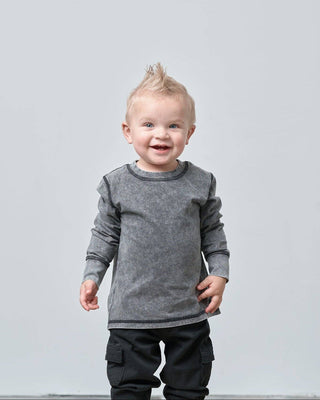 Little Bipsy Baby Boy Washed Long Sleeve Tee