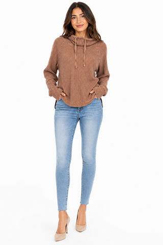 7 For All Mankind EarthKind High-Waist Cropped-Skinny