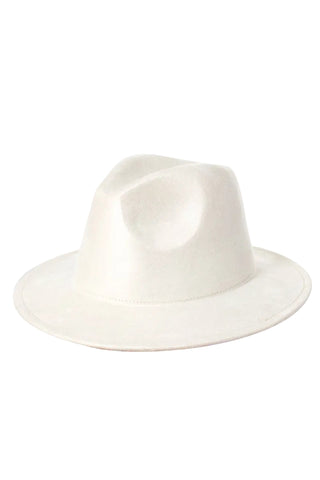 Suede Original Peach Top Fedora Hats
