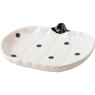Polka Dot Pumpkins Plate Set