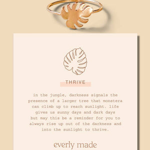 Everly Made TropicsThrive Ring