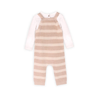 Viverano Baby Boy Truck Stripe Overall Set