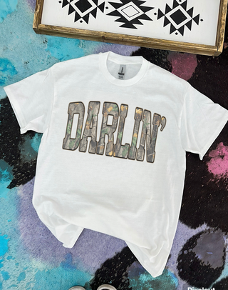 Carly Camo Darlin Tee