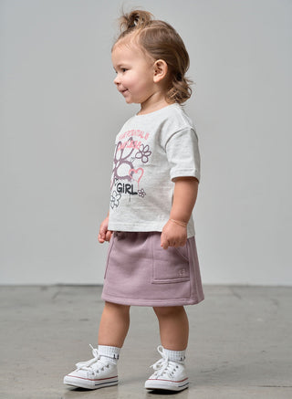Little Bipsy Baby Girls Stitch Pocket Skort