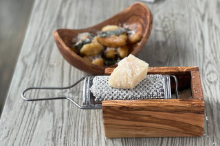 Verve Italian Olivewood Box Cheese Grater