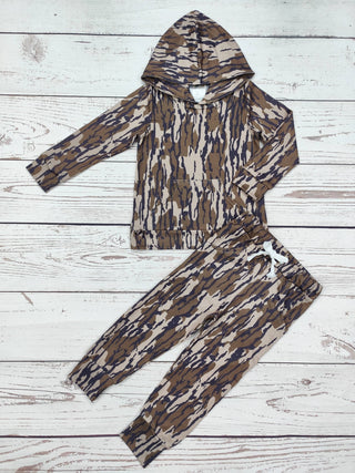 Boys Camo Hunting Pant Set