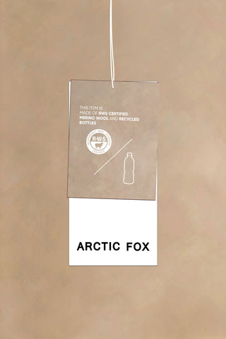Arctic Fox Wool Stripe Throw