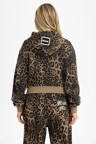 Miss Me Cheetah Print Hoodie