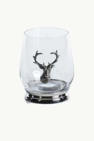 St. Anton Pewter and Glass Tumbler