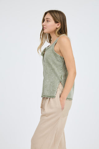 Henley Knit Top