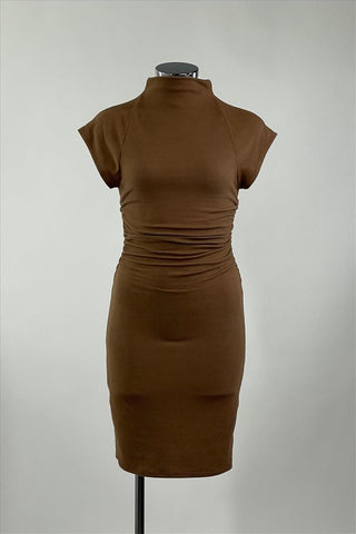 Claire Mock Neck Mini Dress