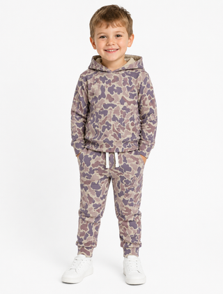 Boys Camo Print Pant Set