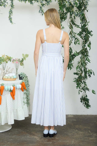 Lenae Belted Midi Dress