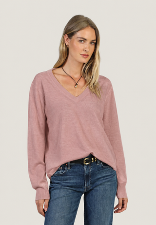 Dylan Charlie Classic Sleeved V Neck