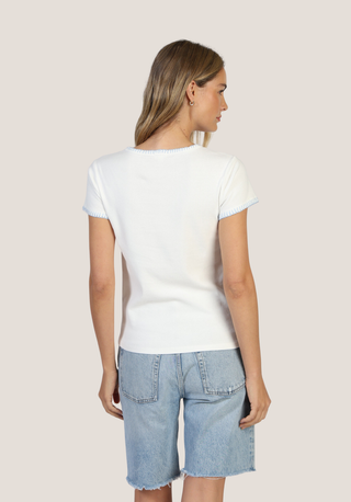 Dylan Brooks Blanket Stitch Tee