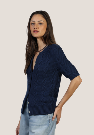 Dylan Cynthia Cable Knit Cardigan