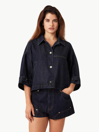 Habitual Cape Denim Jacket