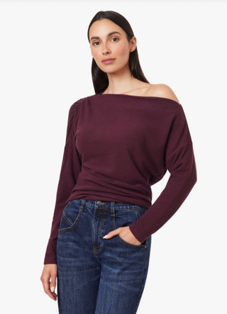 Habitual The Colby Top in Winetasting