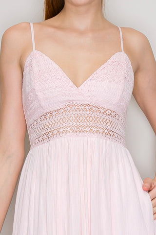 Brandy Crochet Maxi Dress