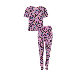 Posh Peanut Electric Leopard Women's Pajamas